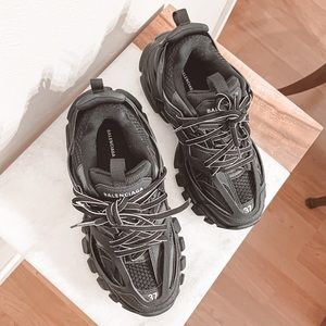 BALENCIAGA Track Sneakers Black Size 37